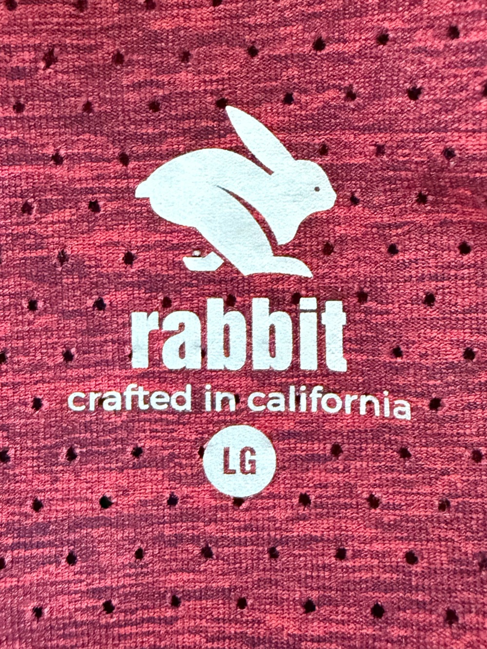 Rabbit Women's EZ Perf Trail Running Tank Top  Maroon Burgundy Racerback Large - Picture 5 of 7